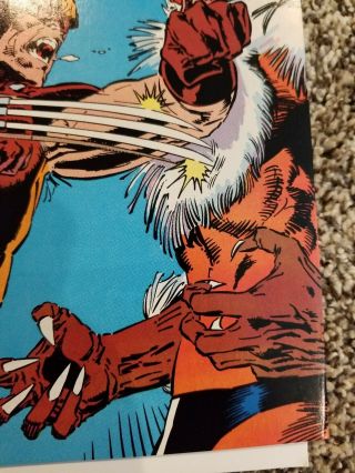 The Uncanny X - Men 212 & 222 VF/NM Marvel Comics Wolverine vs Sabretooth Pt 1& 2 7