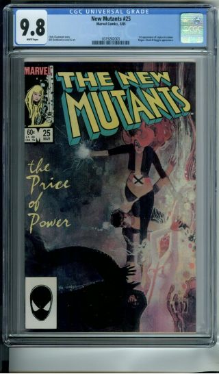 Mutants 25 Cgc 9.  8 White Pages 1st App Of Legion In Cameo Sienkiewicz C & A