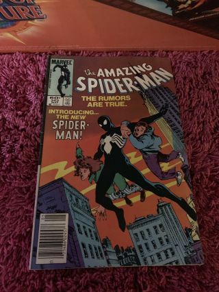 Spider - Man 252 (may 1984,  Marvel) Symbiote First Black Suit Venom Key