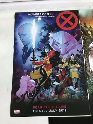SDCC 2019 Avengers Endgame Promo Posters Carnage Spider - Man X - Men 7