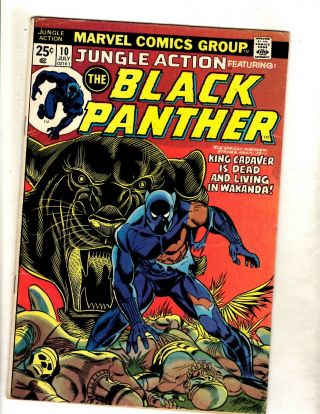 Jungle Action 10 Fn/vf Marvel Comic Book Black Panther Wakanda Vibranium Fm5
