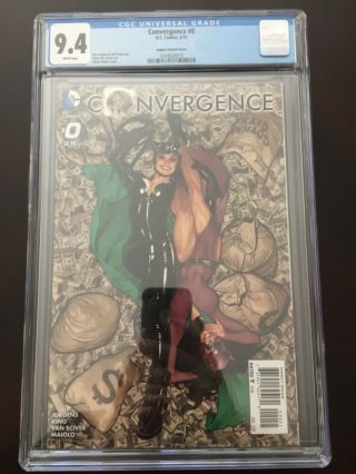 Convergence 0 Cgc 9.  4 White Pages Hughes Variant Cover Ah