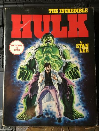 Marvel Fireside " The Incredible Hulk " 1978 Tpb Graphic Novel 1st Print Stan Lee