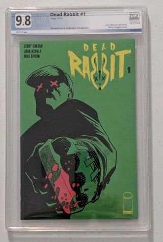 Dead Rabbit 1 Pgx 9.  8 1st Print Recalled Image Comics Mccrea & Duggan Not Cgc