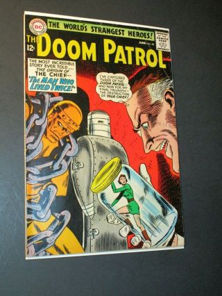 Doom Patrol 88 Dc Comics 1964 Silver Age 3rd Issue Origin Of The Chief Tv Show