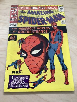 The Spider - Man 2 - King - Size Annual - 1st App Of Xandu Wow