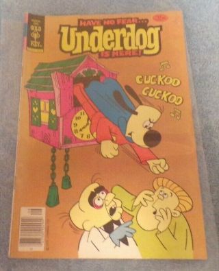 Have No Fear.  Underdog Is Here Comic Book,  Issue No.  20,  August 1978