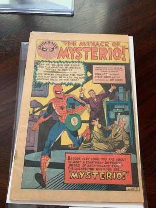 Spiderman 13 First Appearance Of Mysterio Coverless