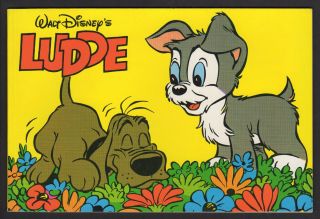 Scamp - Ludde - Lady And The Tramp - 1980 Vintage Swedish Walt Disney 