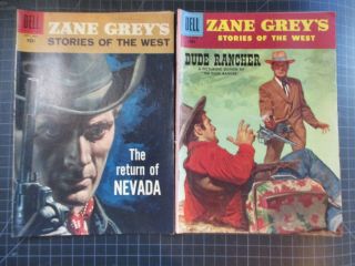 DELL ZANE GREY ' S STORIES OF THE WEST 30,  34,  35,  37,  39 1956 2