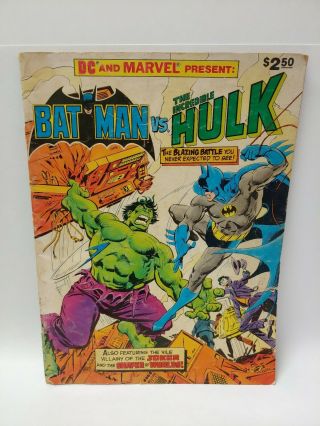 Batman Vs The Incredible Hulk - Treasury Edition - Fall 1981