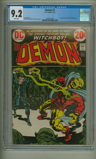 Demon 7 (cgc 9.  2) White Pages; 1st App.  Klarion The Witch Boy; Kirby (c 24186)