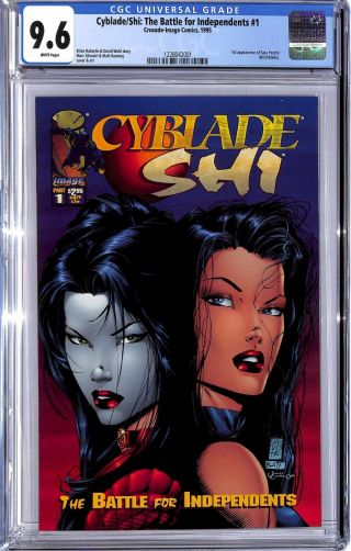 Cyblade / Shi: The Battle For Independents 1 Cgc 9.  6 Sara Pezzini Witchblade
