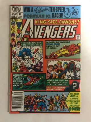 Avengers King - Size Annual 10 (1981) Marvel 1st App Rogue & Madelyn Pryor Key