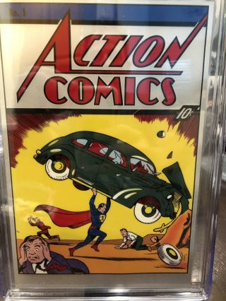 Action Comics 1 Cgc 9.  6 N Conditions 35 Grams Silver Foil 2018 Dc Superman
