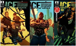 Ice No.  1,  2 & 3 Immigration & Customs Enforcement - 12 Gauge Comics 2011 Morales