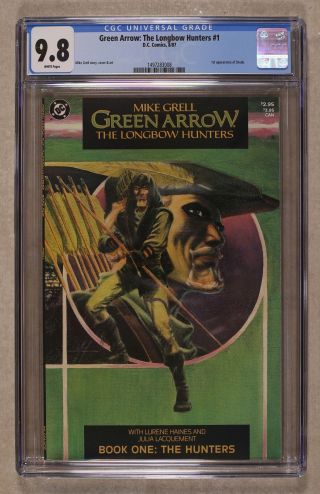 Green Arrow The Longbow Hunters 1 1987 Cgc 9.  8 1497283008