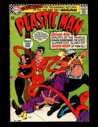 Plastic Man 1 (1966) Vgfn Kane Eel O 