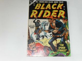 Black Rider 27 March 1955 Atlas Western Comic Fine Minus