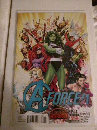 A - Force 1 Cover A (marvel 2015) 1st First Appearance Of Singularity