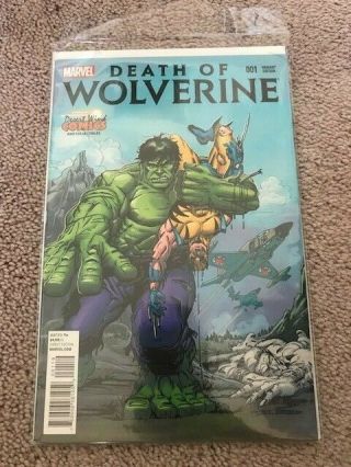 Death Of Wolverine 1 Desert Wind Comics Exclusive Variant Trimpe