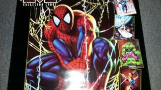 26 x 36 1992 Promo Poster Spiderman Marvel Masterpieces Signed Joe Jusko /2500 4