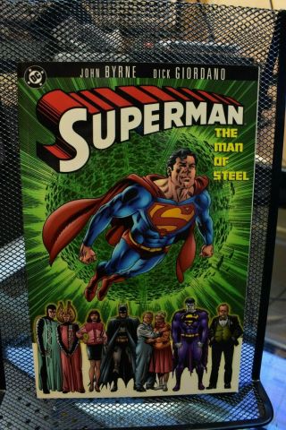 Superman The Man Of Steel Volume 1 Dc Tpb Rare Oop John Byrne & Dick Giordano
