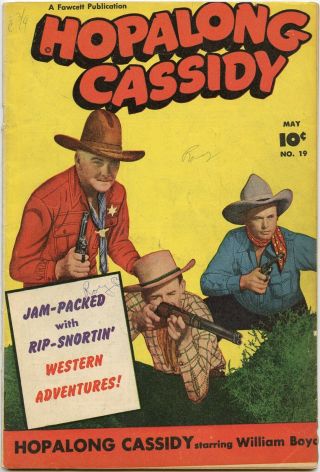 Hopalong Cassidy Western Comic,  No.  19,  May 1948,  Fine