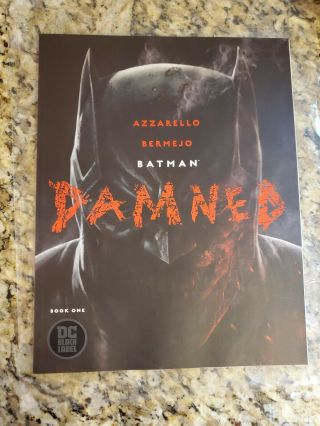 Batman Damned 1 First Print Uncensored Dc Black Label Near Mint/nm