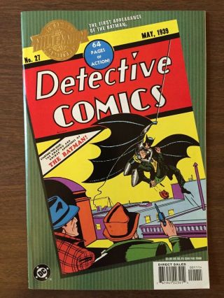 Millenium Edition: Detective Comics 27 (feb 2000) 1st Batman