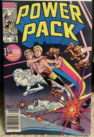 Power Pack 1 (1984 Marvel) Nm - 9.  2,  Newsstand,  1st App.  & Origin,  Coming To Mcu?