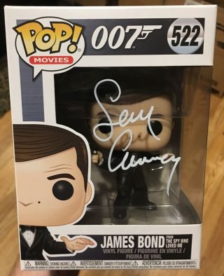 Funko Pop 007 James Bond Signed/autographed Sean Connery