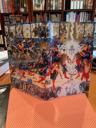 Crisis On Infinite Earths Hc Slip Cased Nf Poster Wrap Around Cover