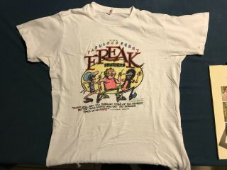 Vintage Freak Brothers Underground Comix 1985 T - Shirt Size Men’s Large