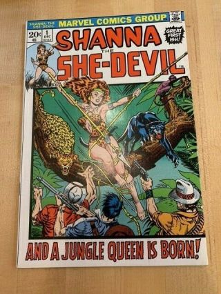 Shanna The She - Devil 1 Near Minus (nm -) 1st Appearance
