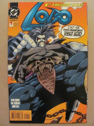 Lobo 1 2 3 4 5 Plus Annual 1 Dc Comics 1993 Series 9.  4 Near