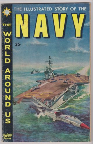 World Around Us 10 Featuring The Illustrated Story Of The Navy,  Fine