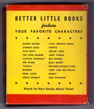 Walt Disney ' s BRER RABBIT 1947 Better Little Book 1426 from SONG OF THE SOUTH 2