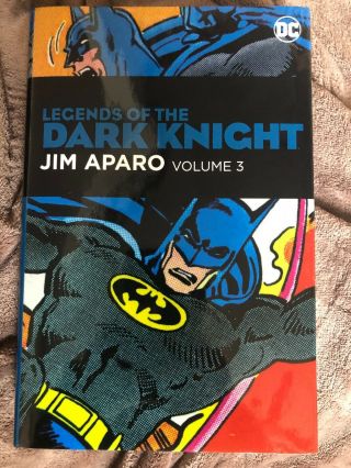 Legends Of The Dark Knight Jim Aparo Batman Dc Hc 3 Nm