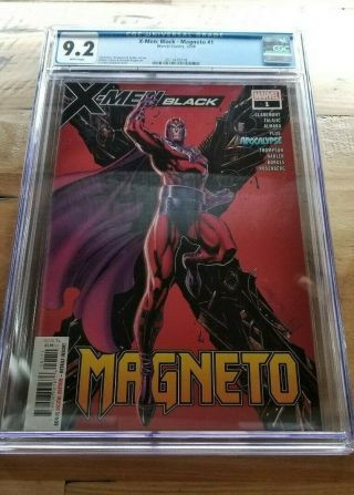 X - Men: Black - Magneto 1 - Cgc 9.  2