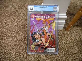 Wonder Woman 124 Cgc 9.  8 Dc 1997 Great Jose Luis Garcia - Lopez Cover Vs Neron Wht