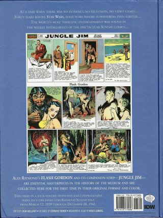 Flash Gordon & Jungle Jim 1939 - 1941 NM - 9.  2 17 x 13 HC Alex Raymond IDW 2013 2