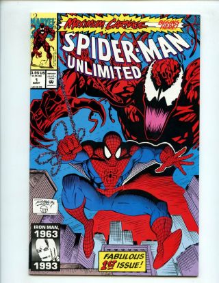 Spider - Man Maximum Carnage Parts 1 - 14 (1993) Venom Complete Set Scans Nm,
