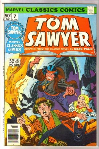 Marvel Classics 7 Tom Sawyer By Mark Twain Comic Book Vf/nm