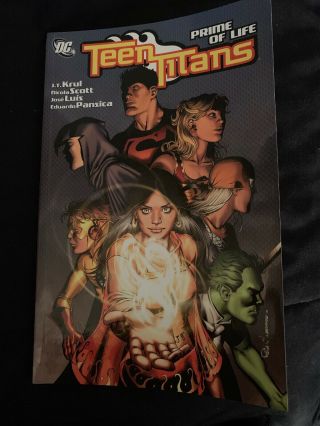 Teen Titans Prime Of Life Tpb Dc Comics 2012
