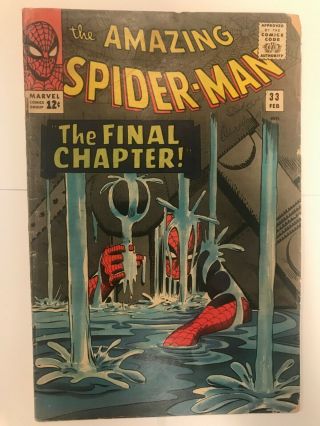 Marvel Spiderman 33 A Classic Bought By Me 3.  5 My Rating