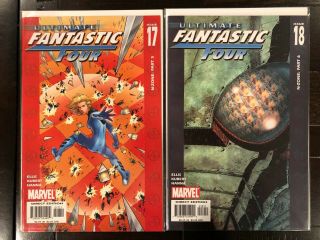 Ultimate Fantastic Four 1 - 18 Complete Run Comic Book A8 - 34 5