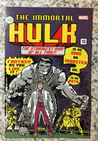 Immortal Hulk 16 Matthew Waite Incredible Hulk 1 16 - Bit Homage Variant