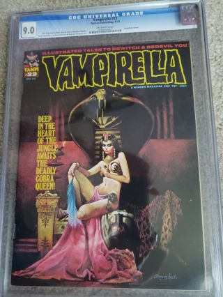 Warren Vampirella 23 Cgc 9.  0 From 1973 Iconic Sanjulian Cover