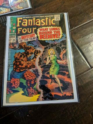 Fantastic Four 66 Key Issue Comic Mid Grade (sep 1967,  Marvel)